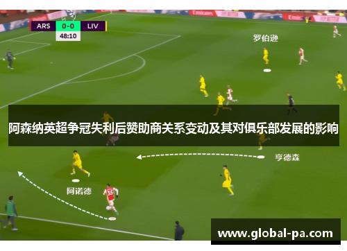 阿森纳英超争冠失利后赞助商关系变动及其对俱乐部发展的影响